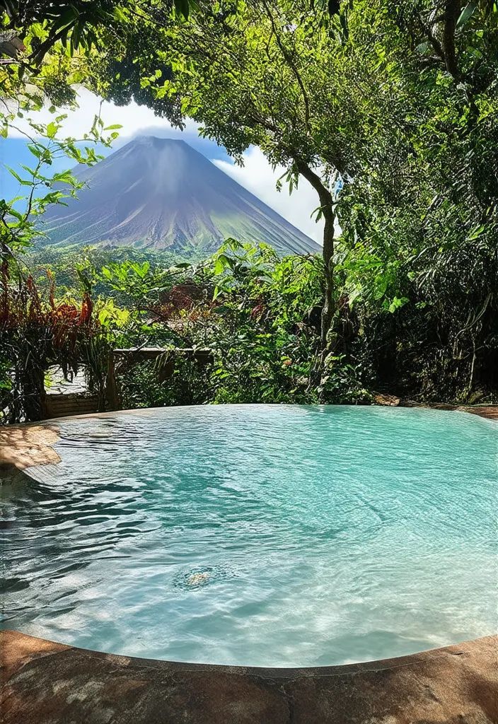 Hot springs at Arenal