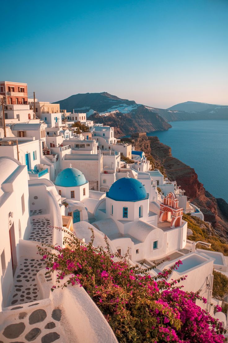 Santorini White and Blue Architecture