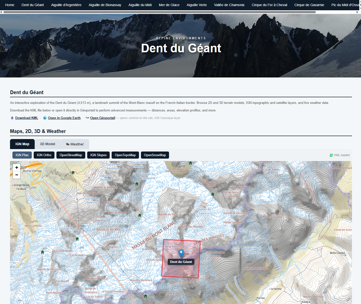 Alpine — Dent du Géant